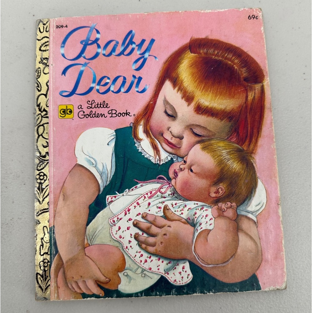 Vintage 1971 Baby Dear A Little Golden Book 209-4 Hardcover Childrens Storybook